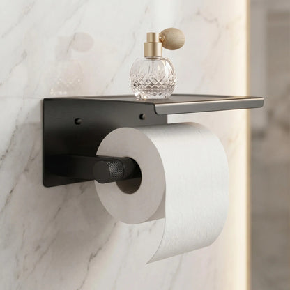 Toilettenpapierhalter mit Ablage 39105A ORI Titan  2