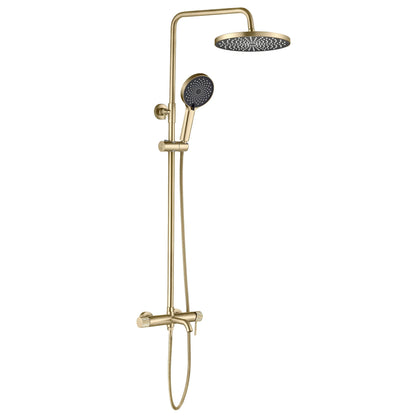 Duschgarnitur Rea Lungo Stripe Brush Gold  2