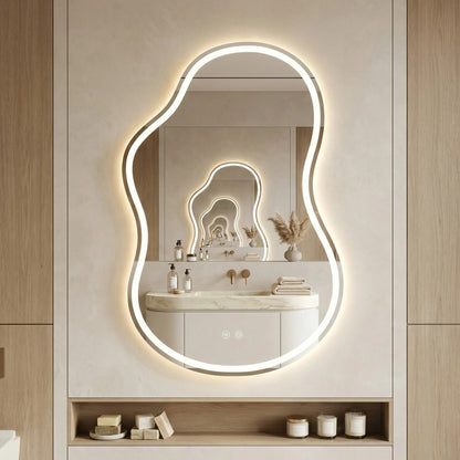Spiegel LED UNO DOUBLE 80x55 cm  2