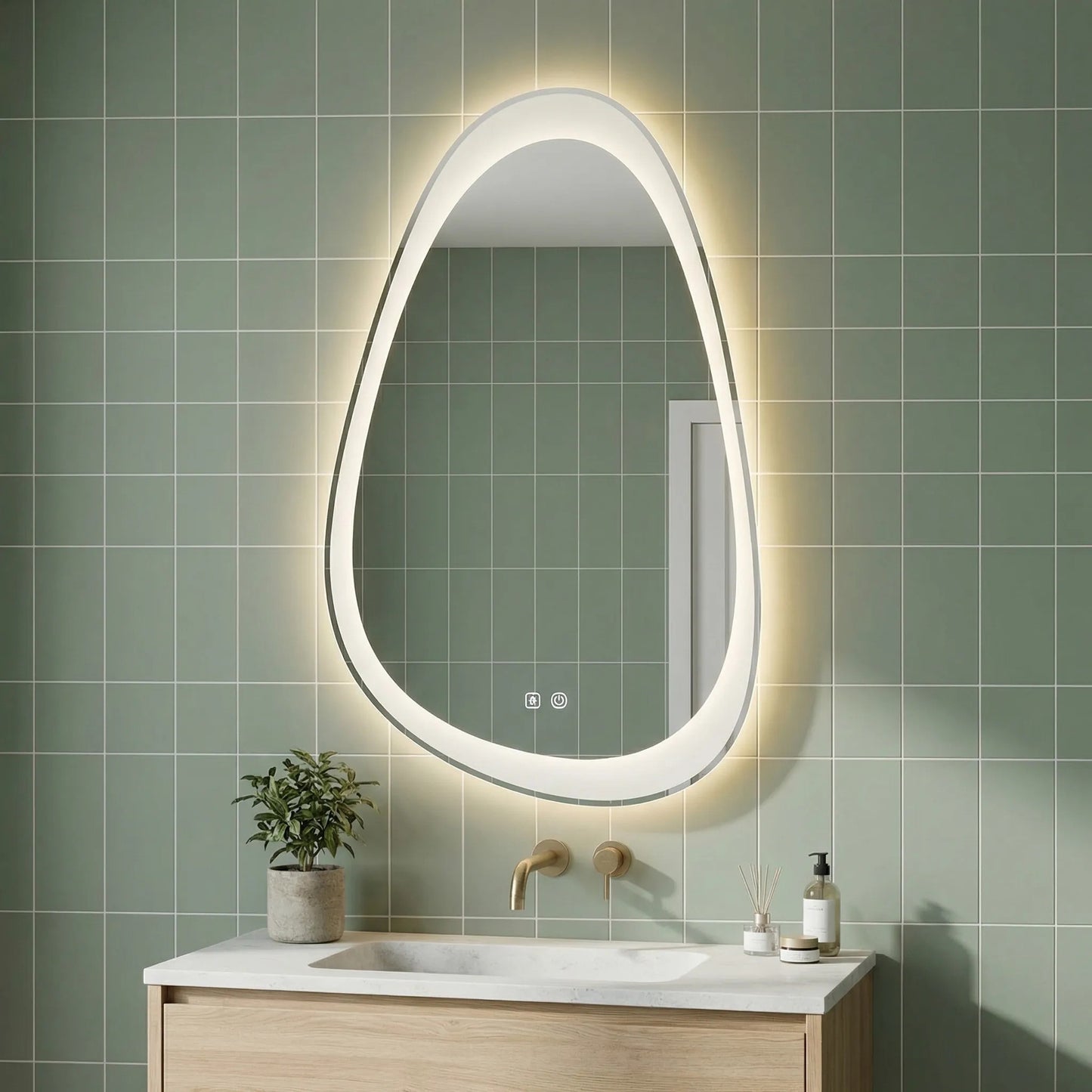 Spiegel LED ART 90x50 cm  2