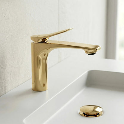 Waschbeckenarmatur PREMIUM Rea Vision Gold Low  2