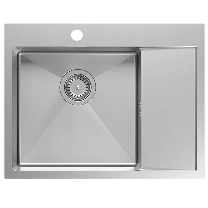 Edelstahlspüle RUSSEL 116 BRUSH NICKEL Rechte Kammer 2