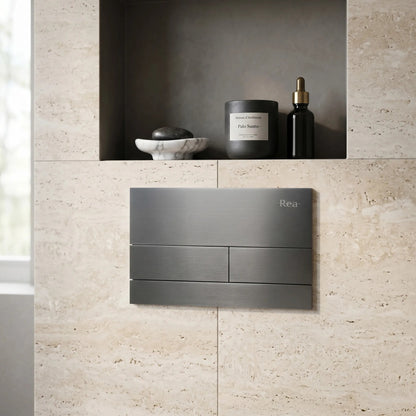 Unterputz-WC-Gestell Set Slim 024N Mit T Titan Drückerplatte 2