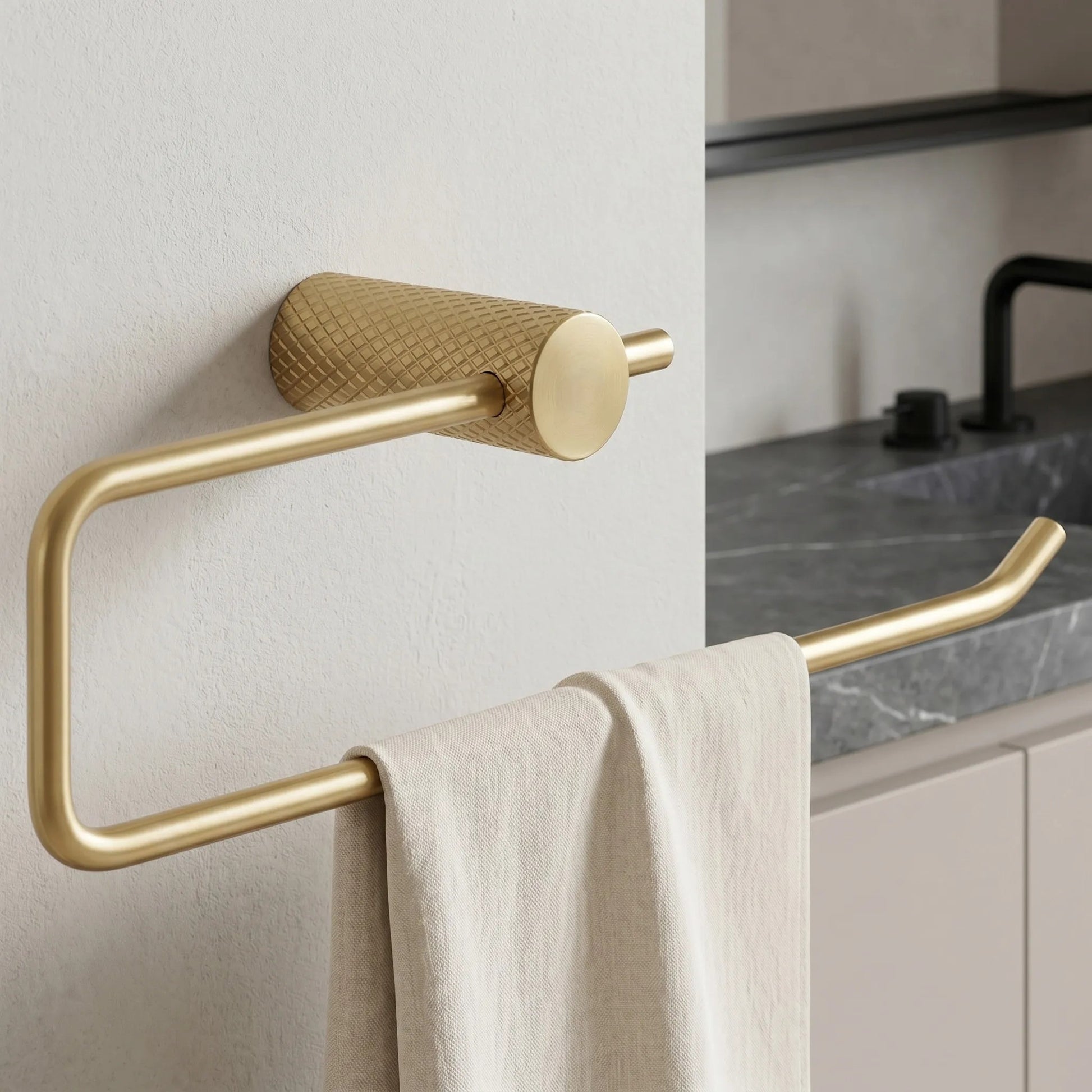 Badezimmer-Aufhänger A62310BG OTTO Brush Gold 2