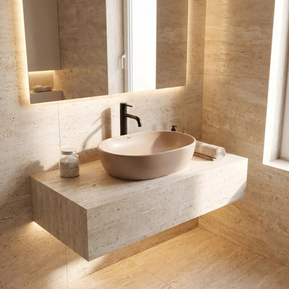 Aufsatzwaschbecken Rea Focus Taupe 2