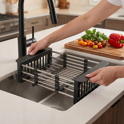 Teleskop-Abtropfständer Für Spüle REA P14487 Black 2