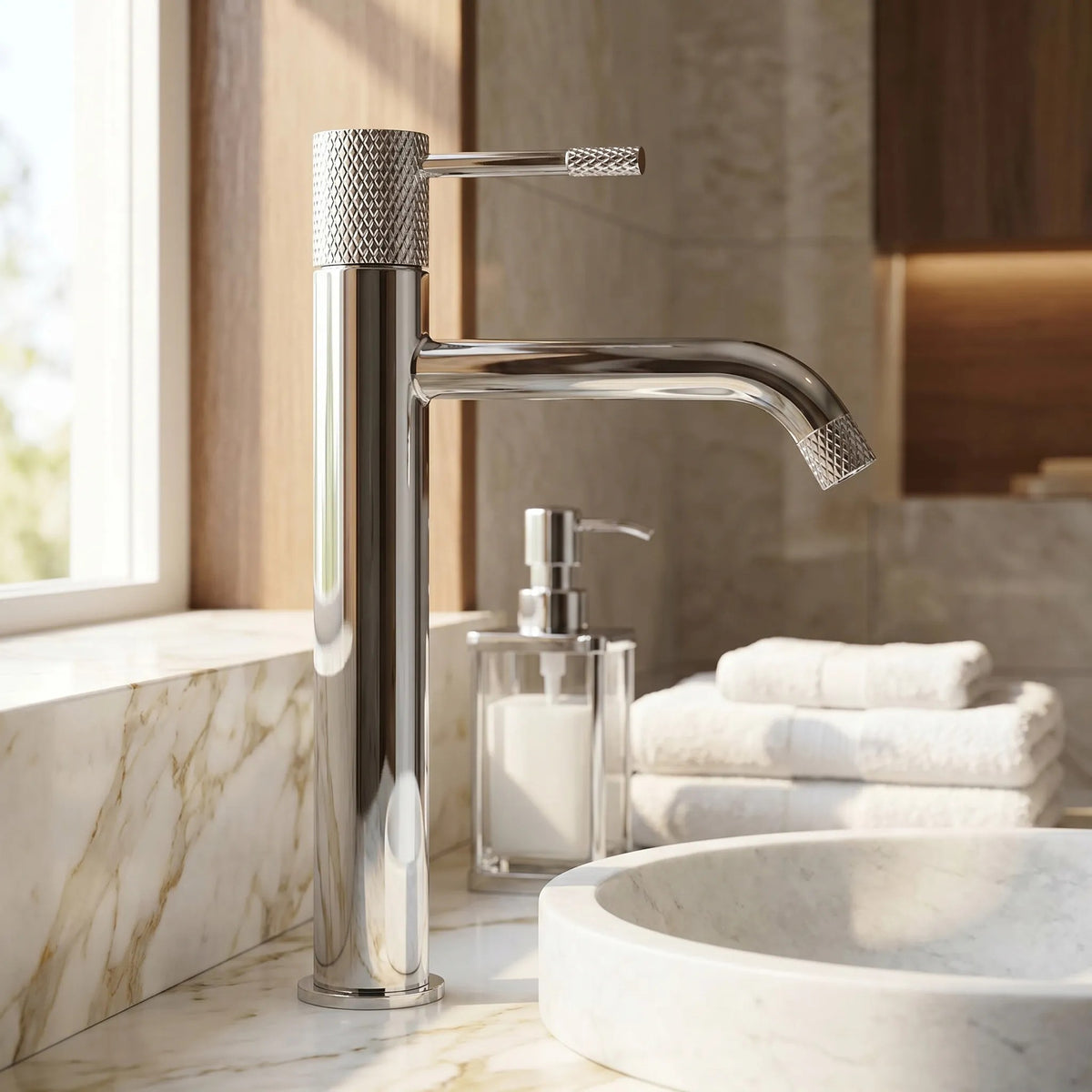 Waschbeckenarmatur Rea Venti Chrome High 2