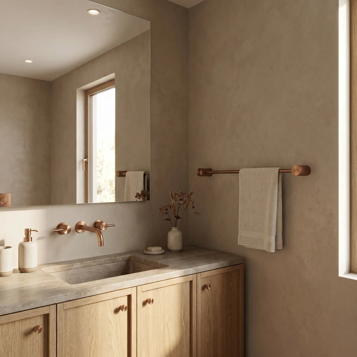 Badezimmer-Aufhänger 64101 SOLO Brush Copper 2
