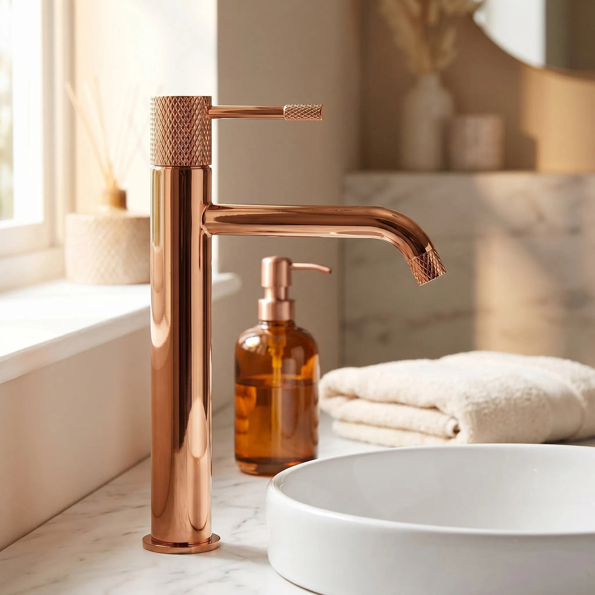 Waschbeckenarmatur Rea Venti Copper High 2