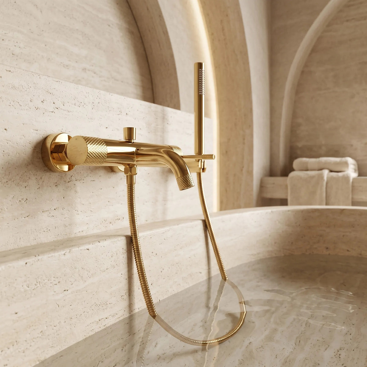 Wannenarmatur REA Venti Gold 2