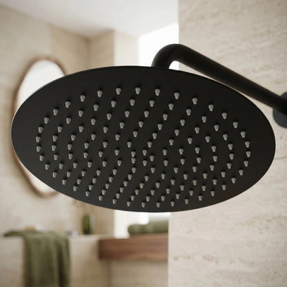 Runde Regendusche REA JS-P014B 30cm Black 2