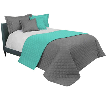 Tagesdecke Inez D. Grey-mint 220x240 2