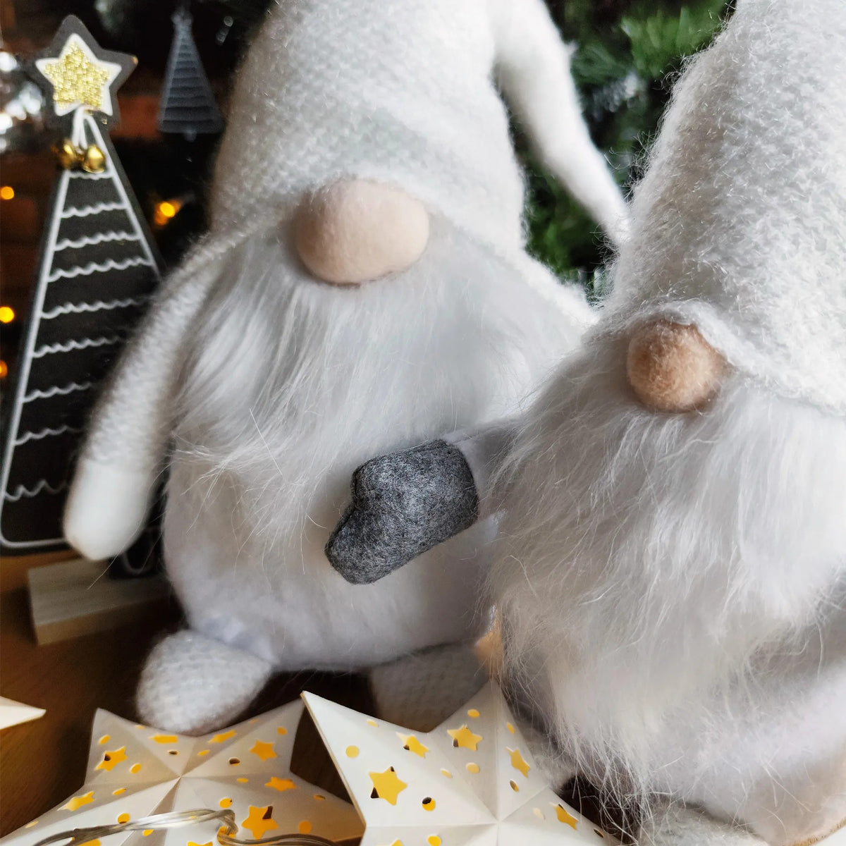 Weihnachtszwerg YX068 50cm White 2
