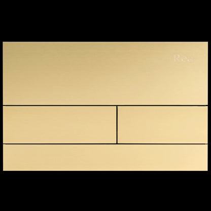 Unterputz-WC-Gestell Set Slim 024N Mit T Brush Gold Drückerplatte 2