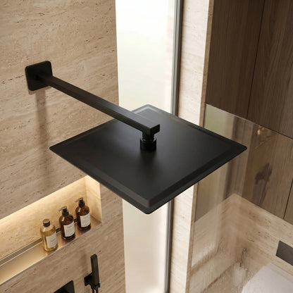 Quadratischer Duscharm REA JS-9022B 40cm Black 2