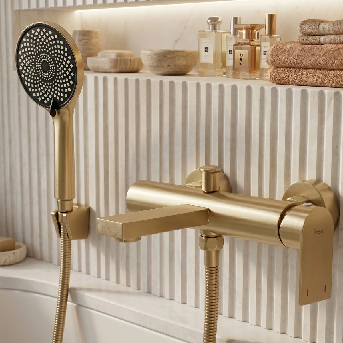Wannenarmatur REA Hunter Brush Gold 2