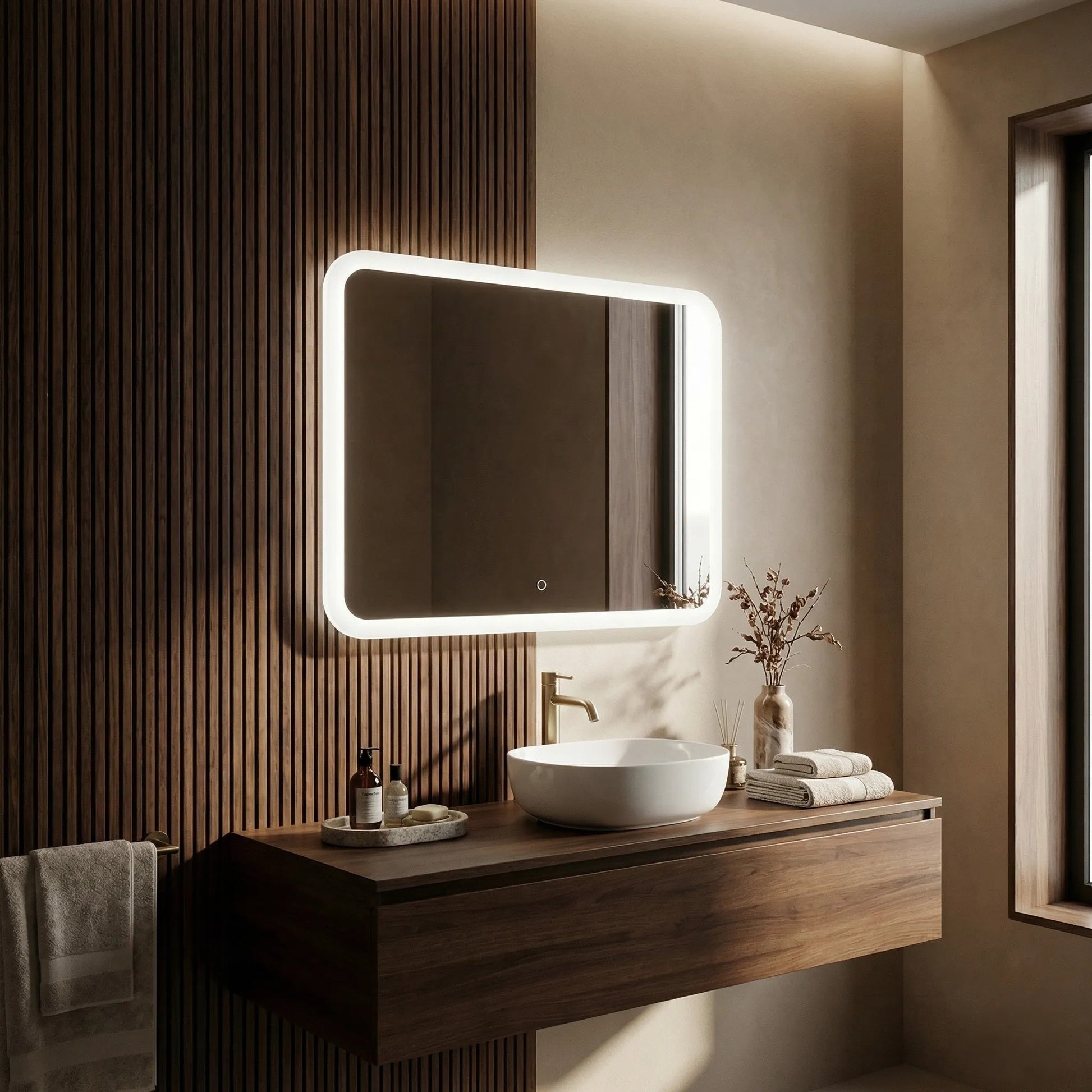 Spiegel LED 80x60cm TOP-3  2