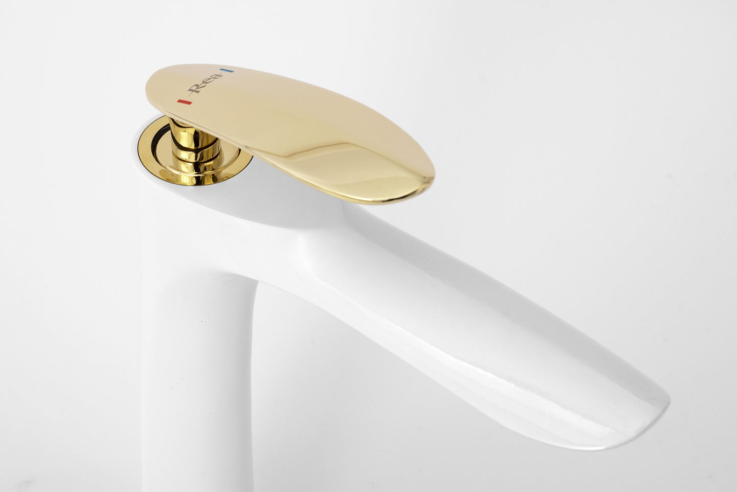 Waschbeckenarmatur Rea Orbit White Gold High  6