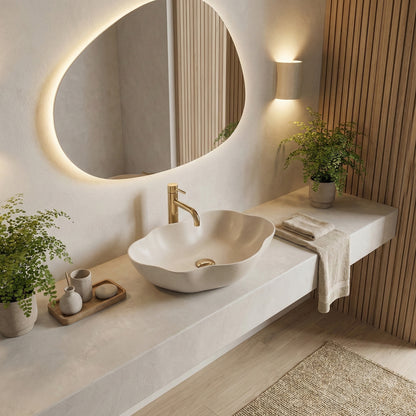 Aufsatzwaschbecken Rea Pearl Warm  9