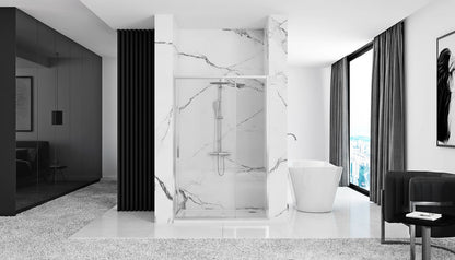 Duschtür Rea Rapid Swing Chrom 120  4