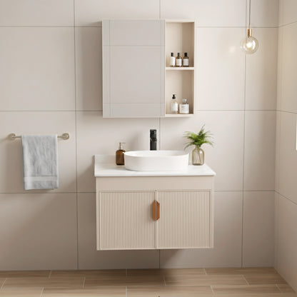 Комплект мебели для ванной с столешницей Modo 60cm Beige  1