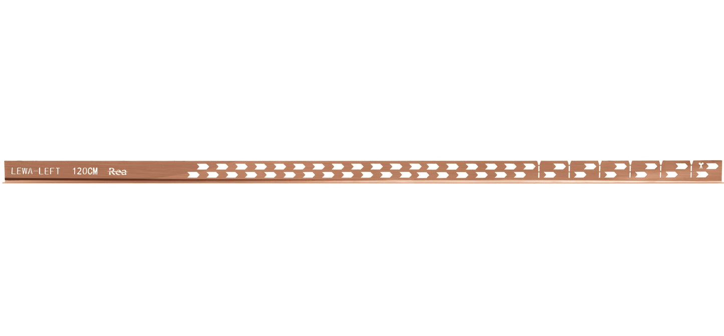 Gefälleprofil 120cm Brush Copper linke 7