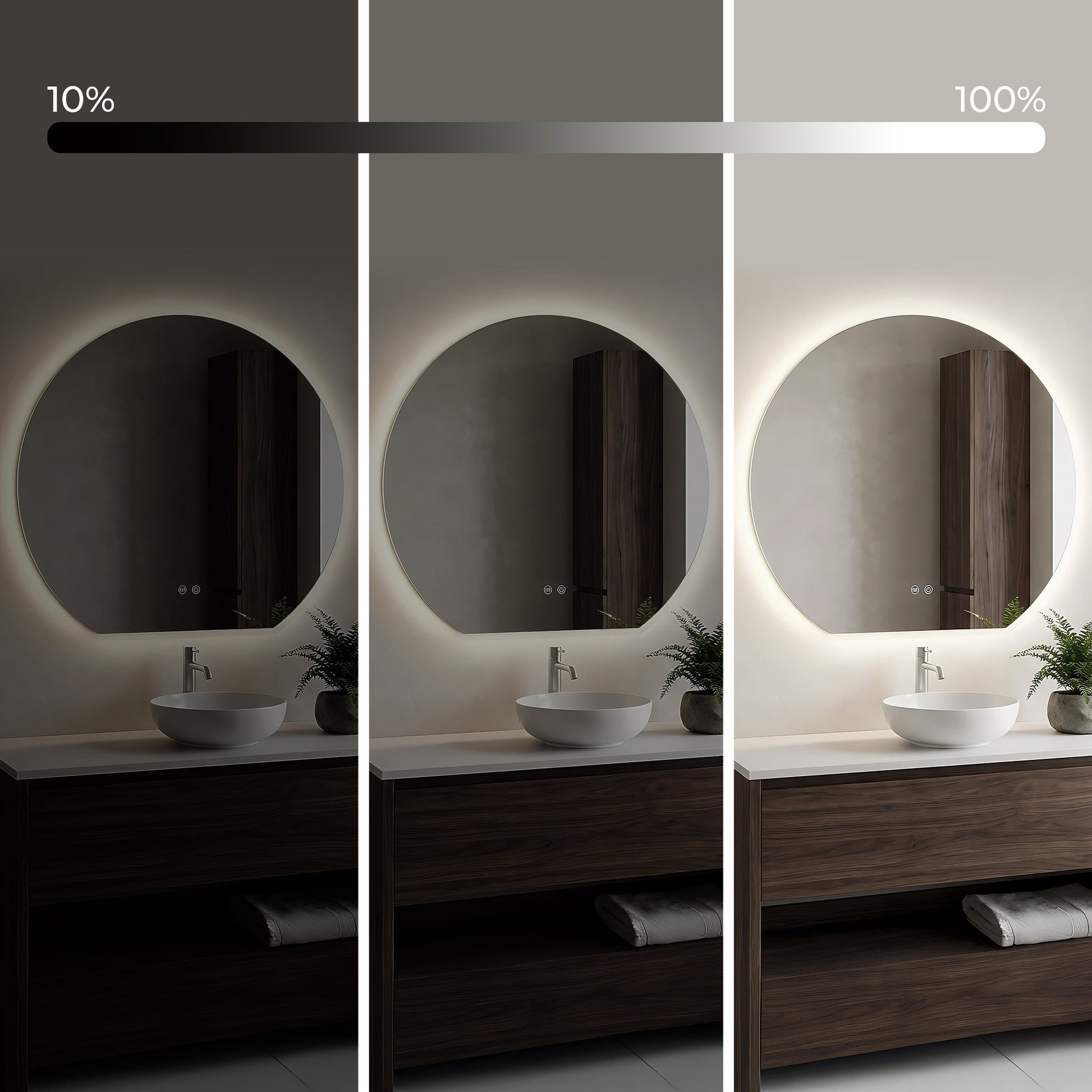 Spiegel LED 70cm Fabio  4