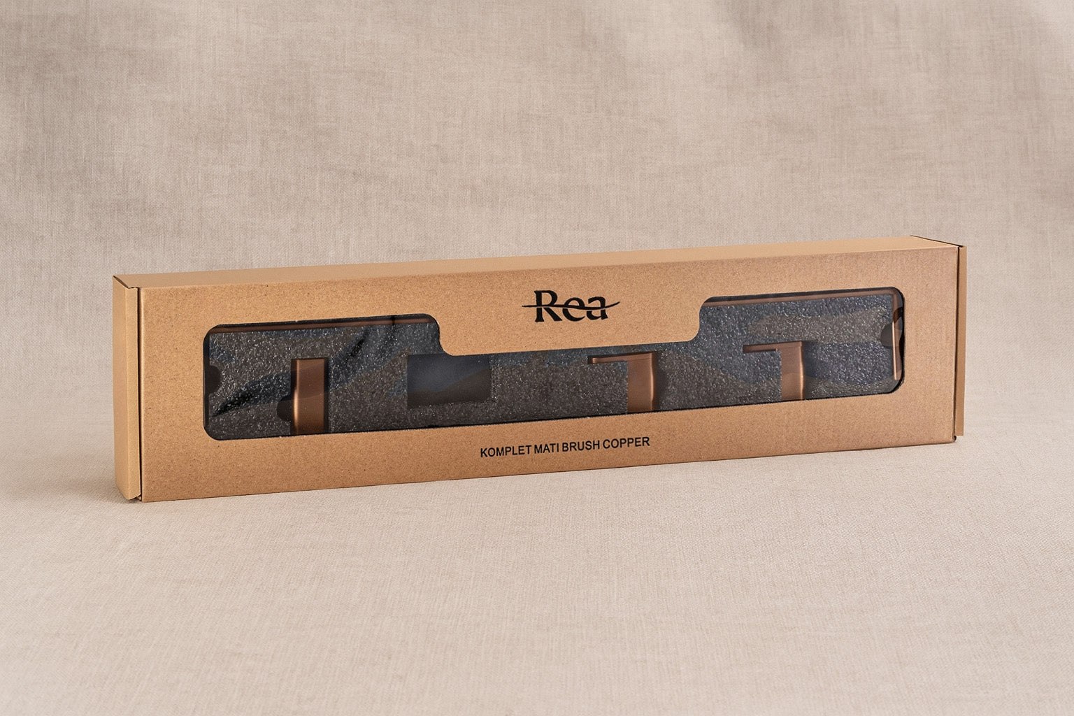 Badezimmer-accessoire-set Mati Brush Copper 4-teilig  9