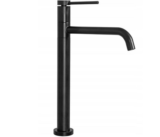 Waschbeckenarmatur REA Lugano Slim Black High  1