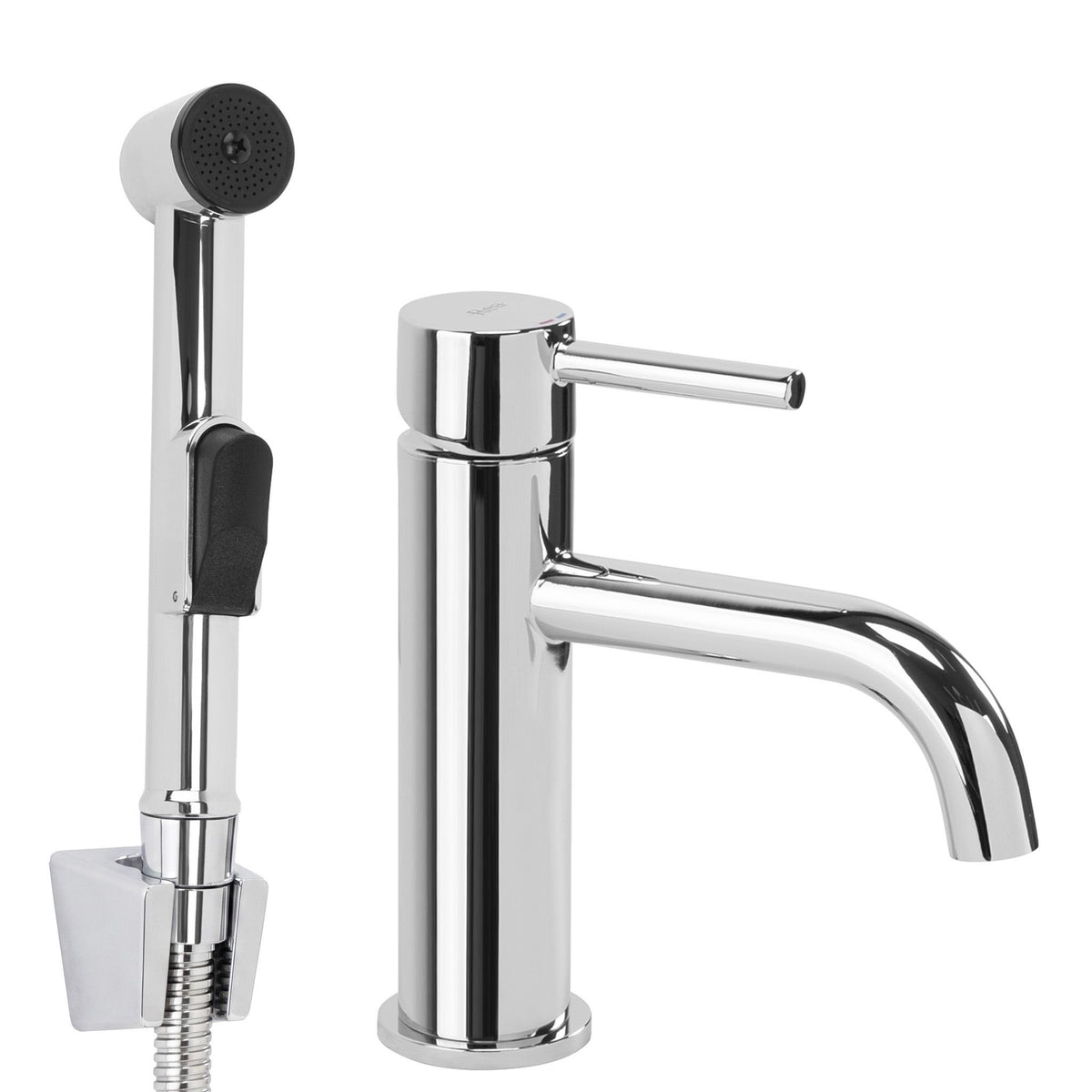 Waschtischarmatur Mit Bidetta Rea Lungo Chrome 1