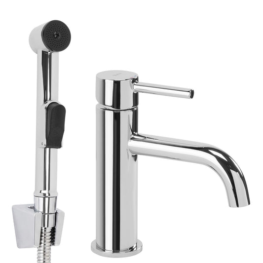 Waschtischarmatur Mit Bidetta Rea Lungo Chrome 1