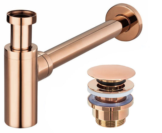 Siphon universell Klik-Klak Rea rose gold  1