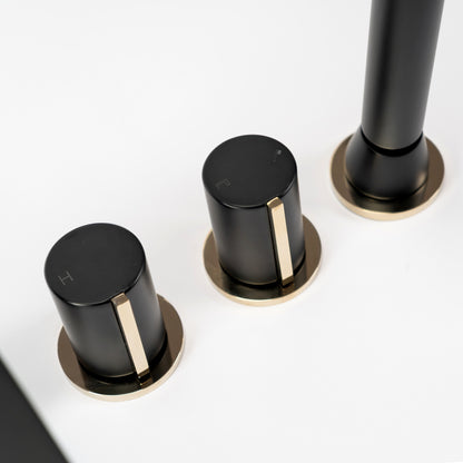 Wannenarmatur Rea ICON Black Matt  2