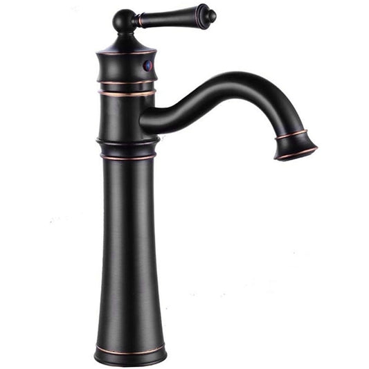 Waschbeckenarmatur Rea Vintage Old Black high  1