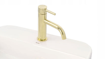 Waschbeckenarmatur Rea Lungo L. Gold light gold low 6
