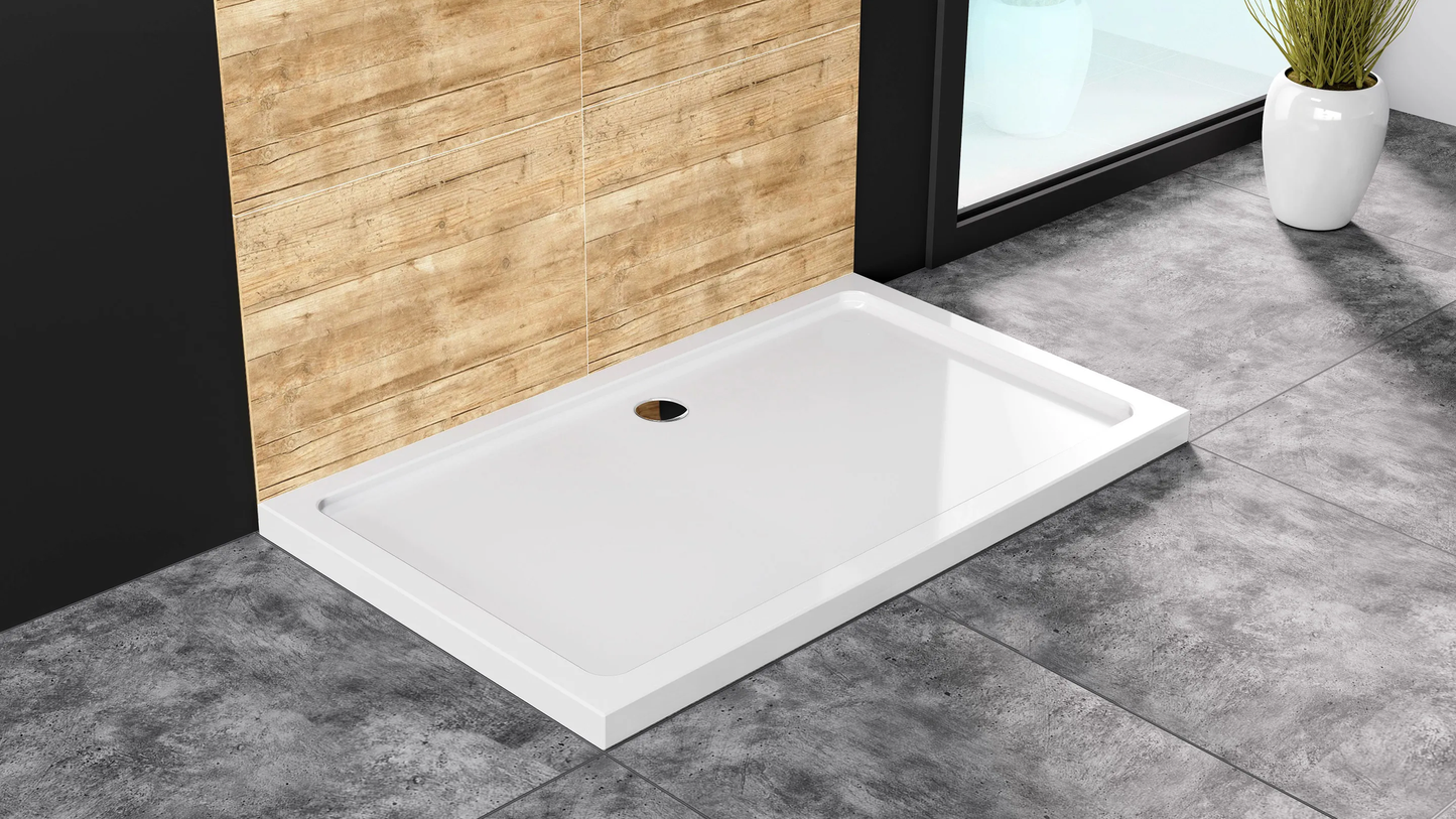 Acryl Duschwanne Rea Savoy White 80x100  3