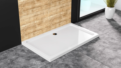 Acryl Duschwanne Rea Savoy White 80x100  3