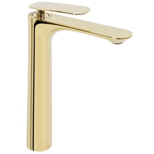 Waschbeckenarmatur Rea Berg Gold High  1