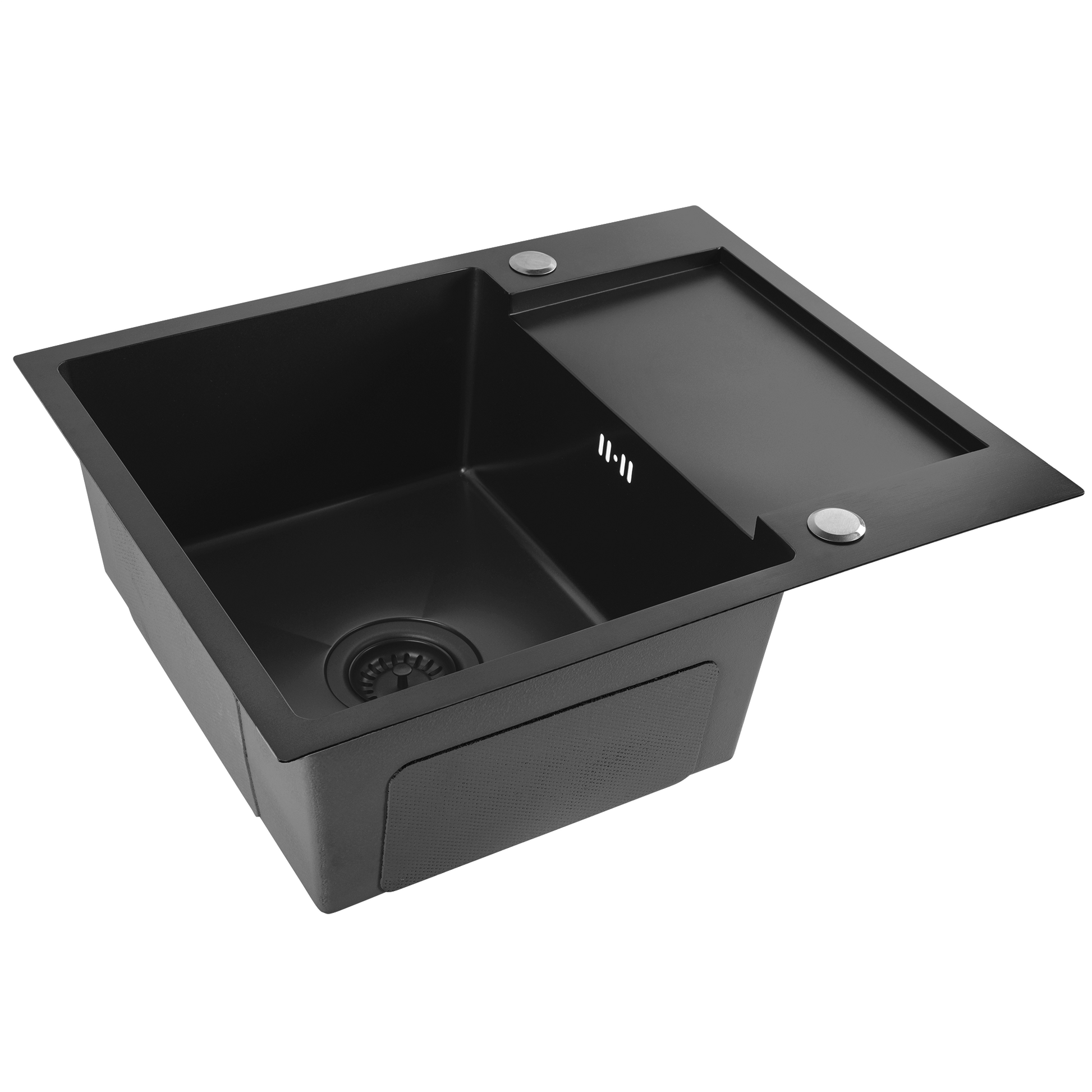 Edelstahlspüle Paul Black mit Küchenarmatur 5