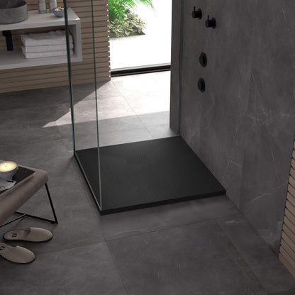 Duschtasse Magnum Black 90x90  4