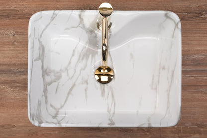 Aufsatzwaschbecken Rea Kelly Marmo 8