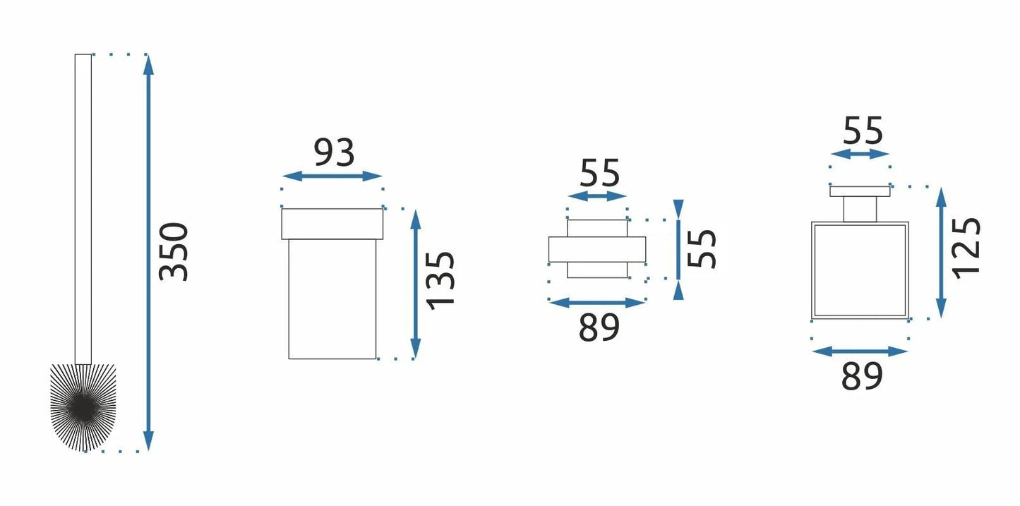 Wc-bürsten 332918 Erlo 05 Black  7