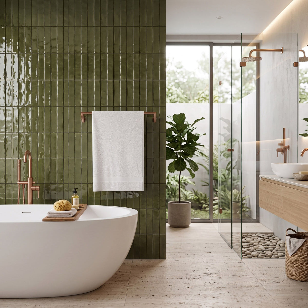 Badezimmer-Aufhänger Will Brush Copper 5
