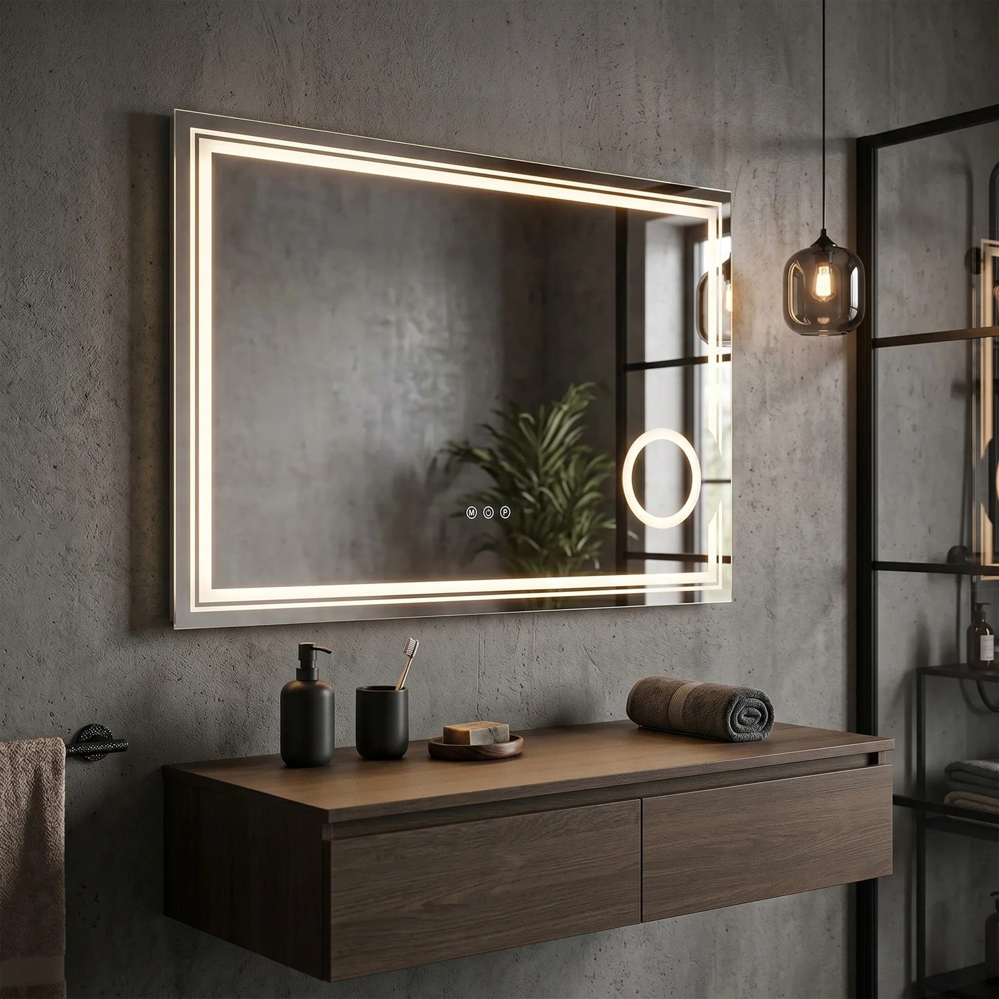 Spiegel LED 80x60cm HAVEN  3