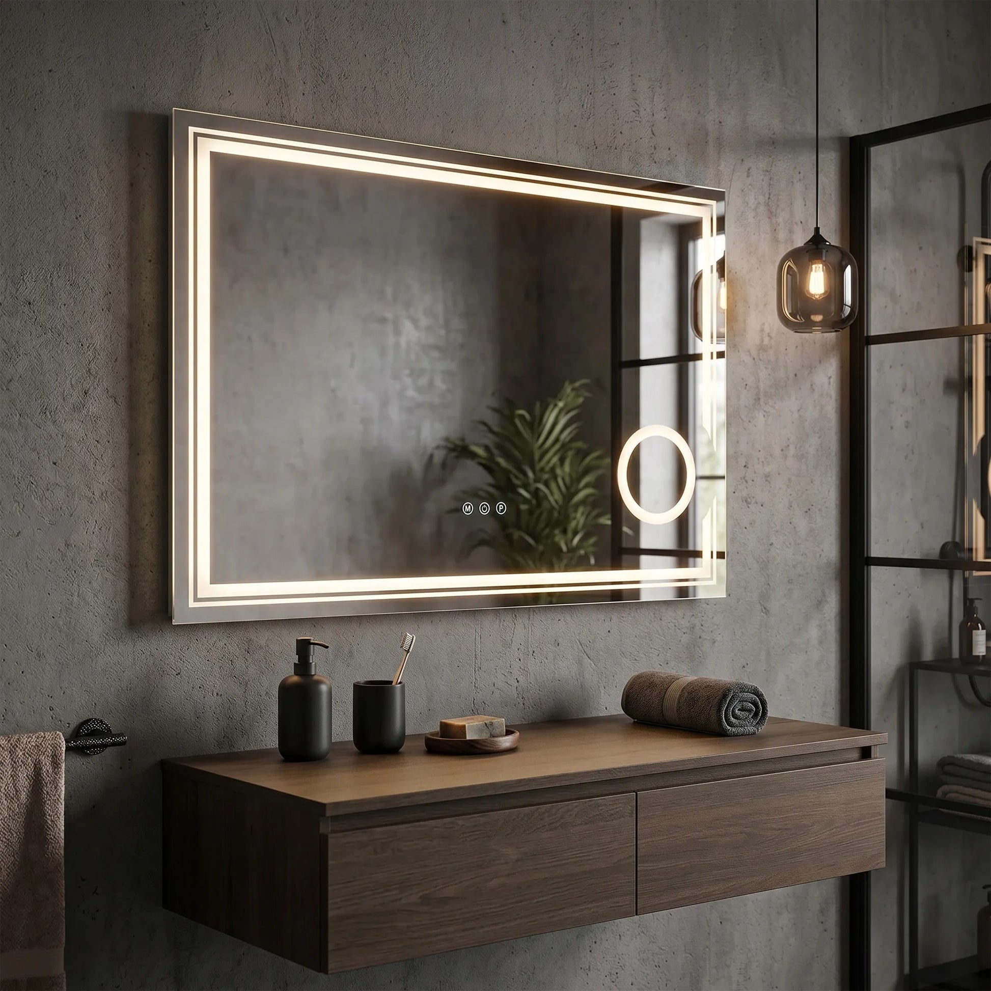 Spiegel LED 80x60cm HAVEN  3