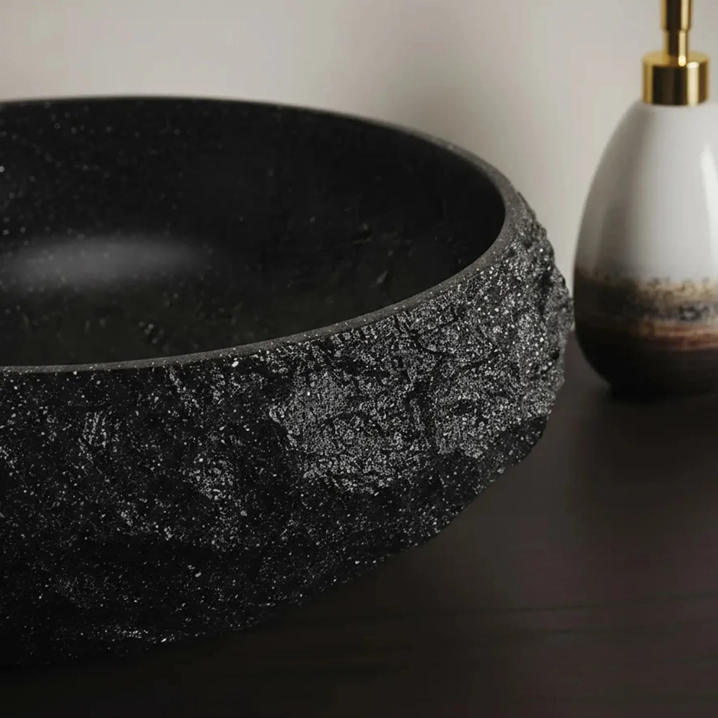 Aufsatzwaschbecken Rea Mika Black  3