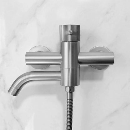 Wannenarmatur Rea Lungo Stripe Brush Nickel  3