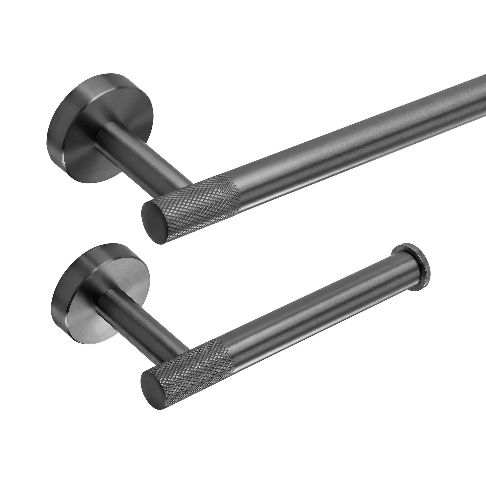 Badezimmer-Accessoire-Set GRID Titan 4-teilig  3