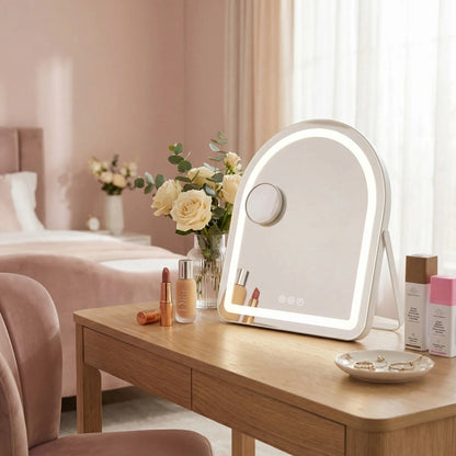 Spiegel LED GLAM White 40x45cm  3
