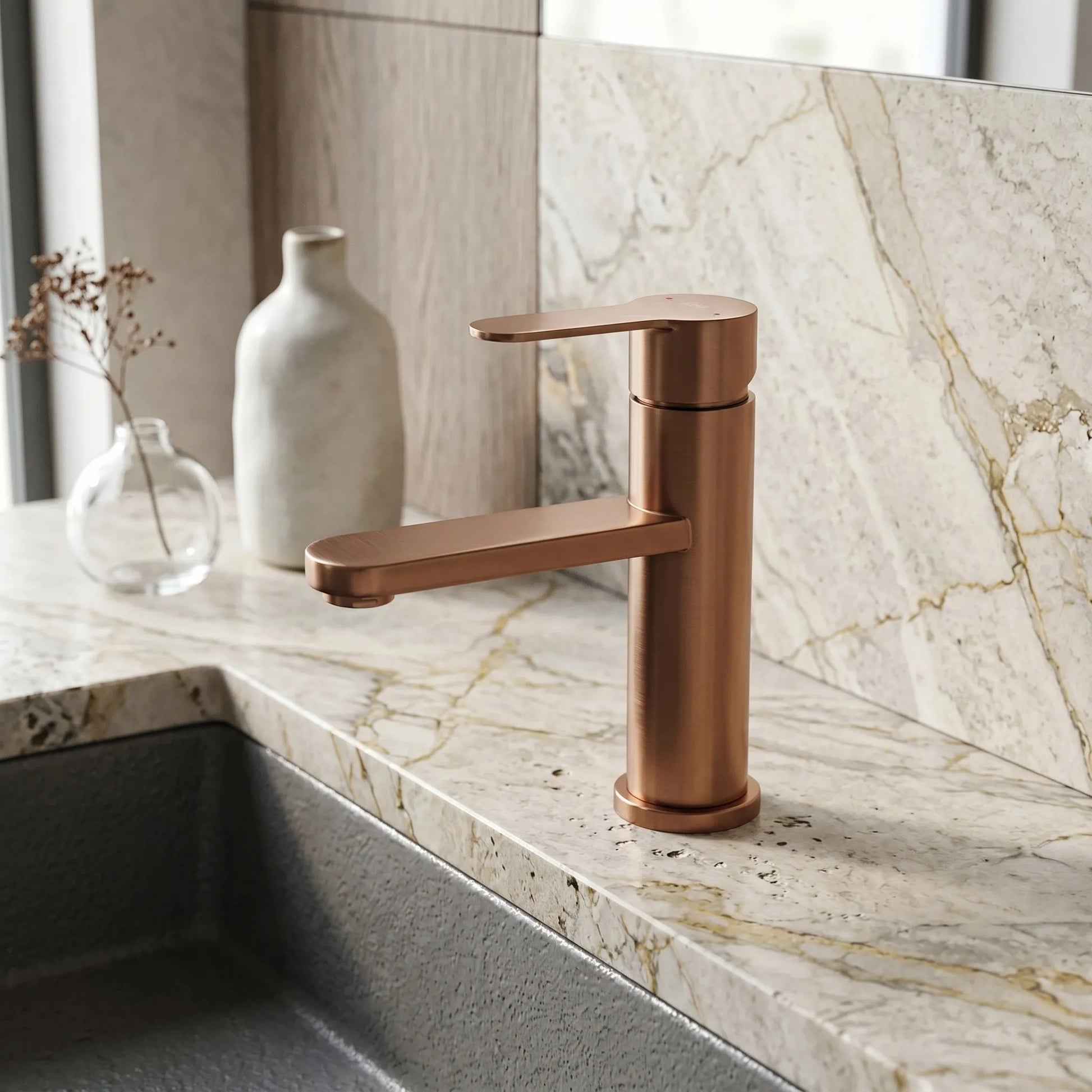 Waschbeckenarmatur Rea Arcos Brush Copper  3